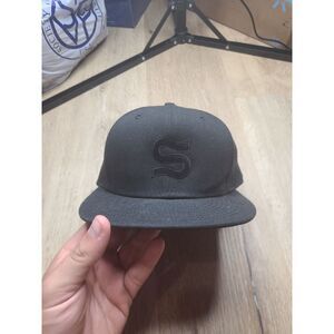 Chicago White Sox New Era 9Fifty‎ SnapBack Adjustable Hat Blacked Out